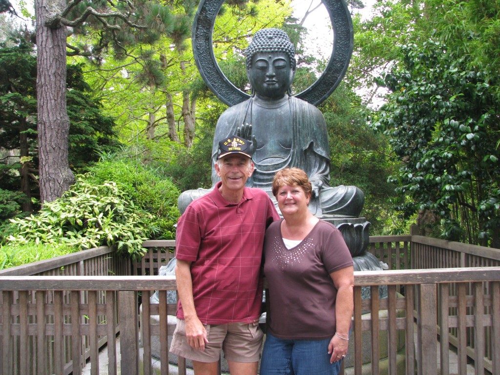 2013 09 12 SF Garden Gate Park Japanese Tea Garden bronze Buddha (1)