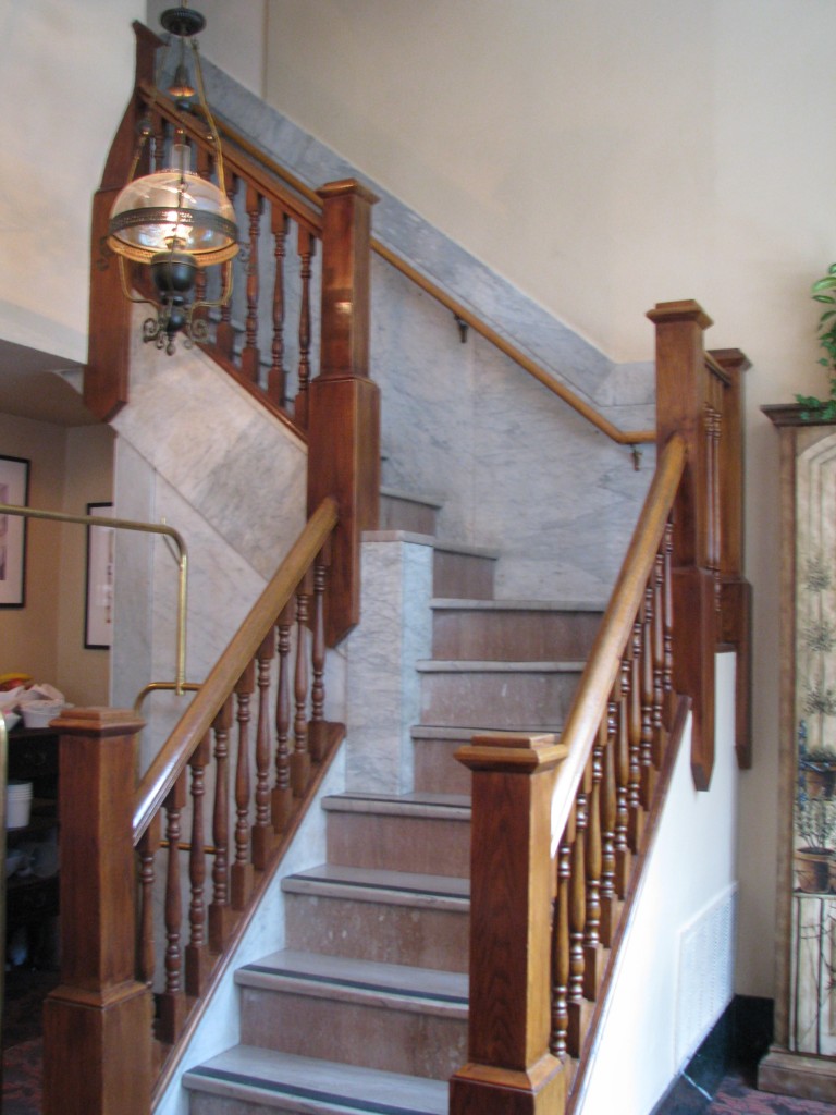 2013 09 10 SF Andrews Hotel Lobby Stairs